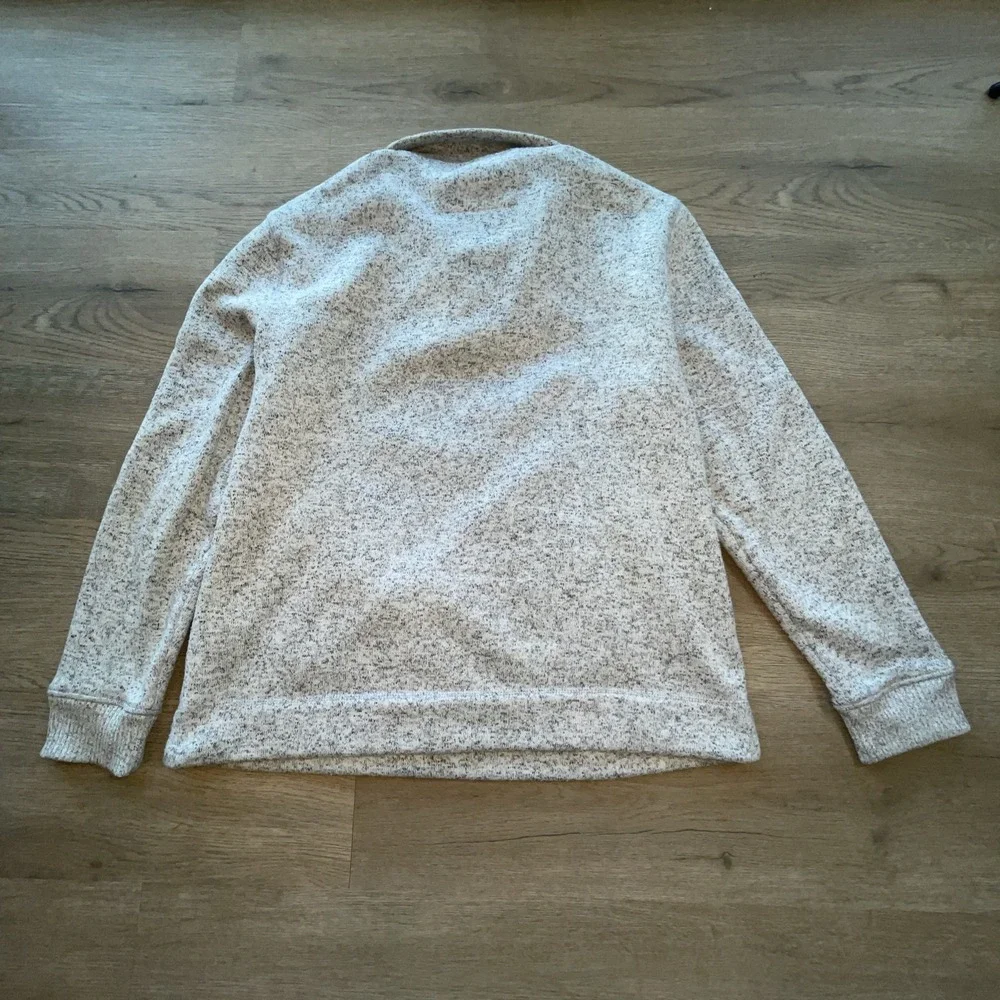 Banana Republic Mens Sweatshirt Botton Front,  Heavyweight  Knit- L  Pockets